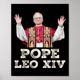 Paus Leo XIV Robert Franciscus heeft de eerste Ame Poster