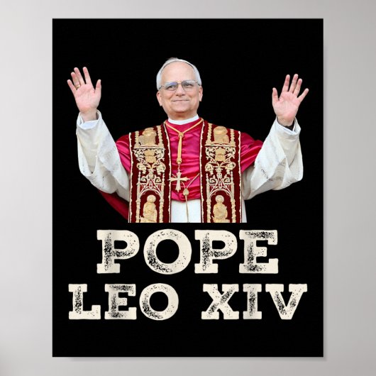 Paus Leo XIV Robert Franciscus heeft de eerste Ame Poster (Voorkant)