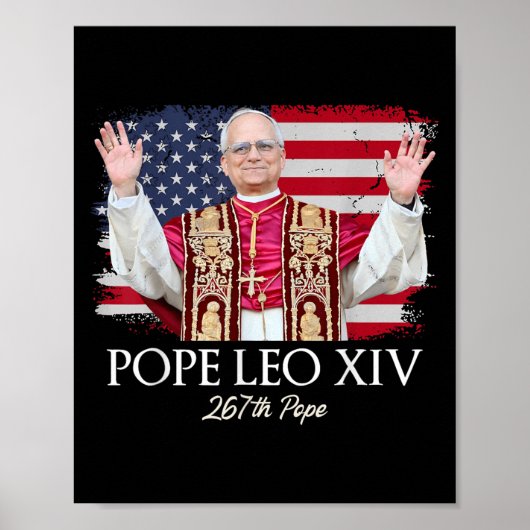 Paus Leo XIV Robert Franciscus heeft de eerste Ame Poster (Voorkant)