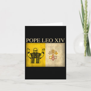 Paus Leo XIV Robert Franciscus heeft Vaticaanse Fl Kaart
