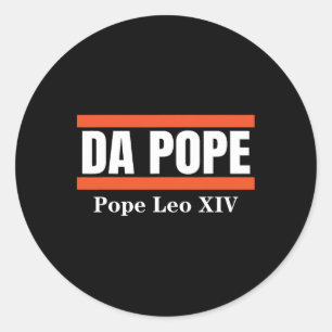 Paus Leo XIV Shirt kardinaal Robert Prevost Ronde Sticker