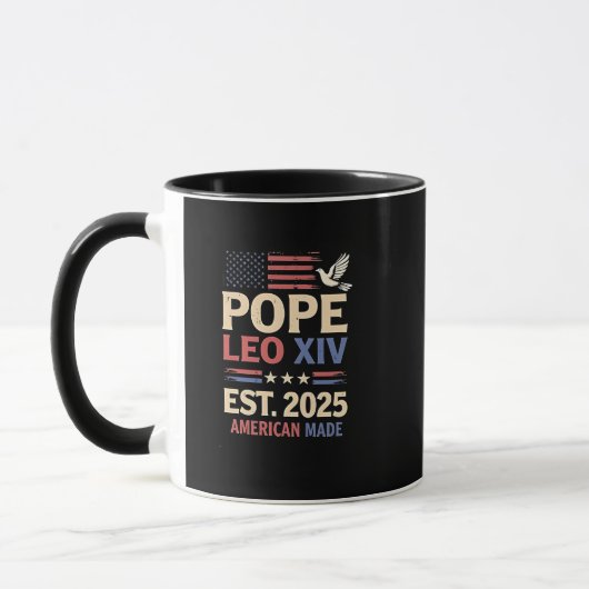 Paus Leo XIV werd gekozen. 2025 4 juli Vlag van de Mok (Links)
