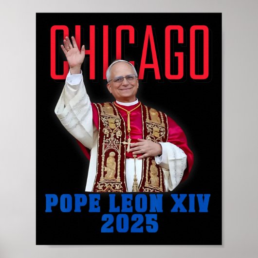 Paus Leon XIV 2025 - De eerste Amerikaanse paus va Poster (Voorkant)