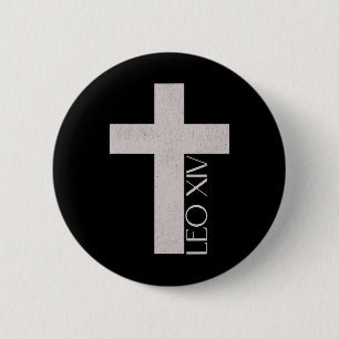 Paus Leon XIV Ronde Button 5,7 Cm