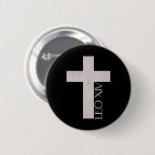 Paus Leon XIV Ronde Button 5,7 Cm (Voorkant /achterkant)