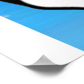 Paus met de blauwe lucht poster (Hoek)