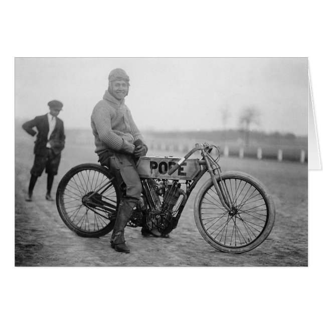 Paus Motorcoureur, 1915 (Voorkant Horizontaal)