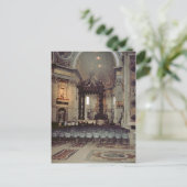 Paus op de tribune briefkaart (Staand voorkant)