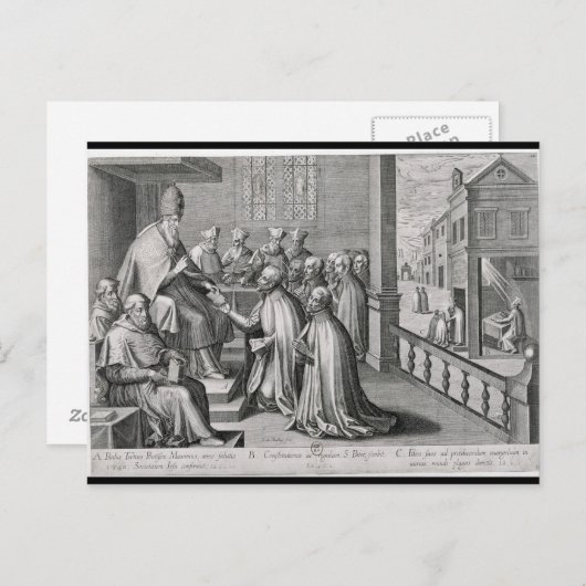 Paus Paul III Briefkaart (Voorkant / Achterkant)