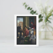 Paus Paul IV Overhandiging Statuut Briefkaart (Staand voorkant)