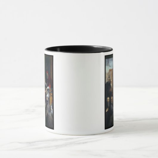 Paus Paul IV Overhandiging Statuut Mok (Midden)