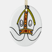 paus pet keramisch ornament (Rechts)