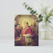 Paus Pius IX 1847 Briefkaart (Staand voorkant)