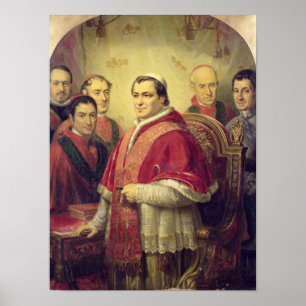 Paus Pius IX 1847 Poster