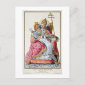 Paus Pius VI (1717-99) uit de Receuil des Estampes Briefkaart (Voorkant)