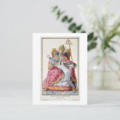 Paus Pius VI (1717-99) uit de Receuil des Estampes Briefkaart (Staand voorkant)