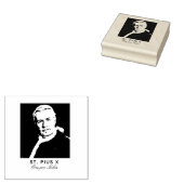 Paus Pius X Katholiek Religieus Rubberstempel (Gestempeld)