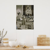Paus Pius XII gezegde Mass, Castel Gandolfo Poster (Keuken)