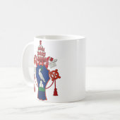 Paus Pius XII Mok (Voorkant links)