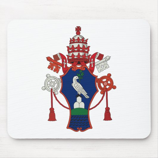 Paus Pius XII Mousepad Muismat (Voorkant)