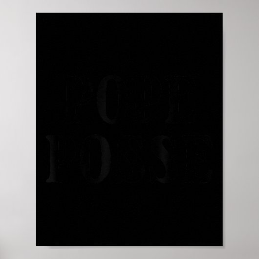 Paus Posses Grappige Pauselijke Conclaaf 2025 Kath Poster (Voorkant)