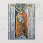 Paus Saint Sixtus II door Sandro Botticelli Briefkaart (Voorkant)