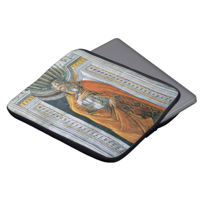 Paus Saint Sixtus II door Sandro Botticelli Laptop Sleeve (Voorkant top)