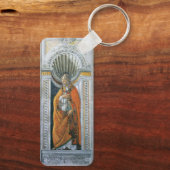 Paus Saint Sixtus II door Sandro Botticelli Sleutelhanger (Achterkant)