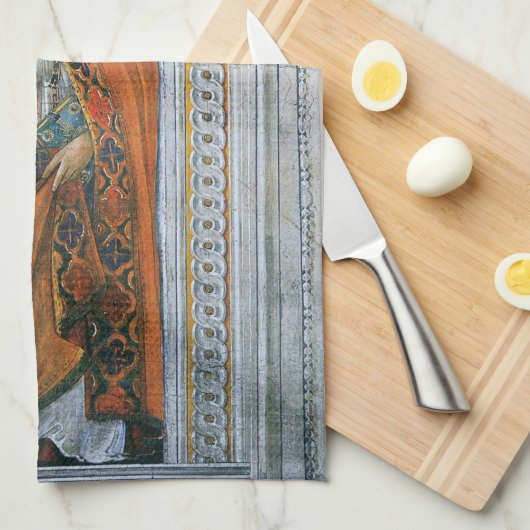 Paus Saint Sixtus II door Sandro Botticelli Theedoek (Quarter Fold)