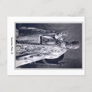 Paus Sint Pius X Briefkaart