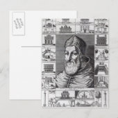 Paus Sixtus V, omringd door de kerken Briefkaart (Voorkant / Achterkant)