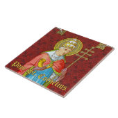 Paus St. Cornelius (SAU 042) Tegeltje (Zijkant)