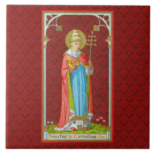 Paus St. Cornelius (SAU 042) Tegeltje