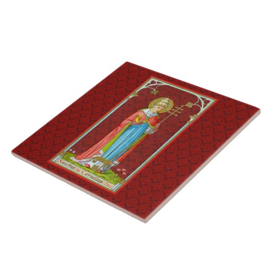 Paus St. Cornelius (SAU 042) Tegeltje (Zijkant)