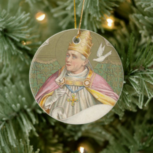 Paus St. Gregorius de Grote (M 067) Keramisch Ornament