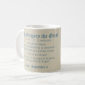 Paus St. Gregorius de Grote (M 067) Koffiemok (Voorkant links)