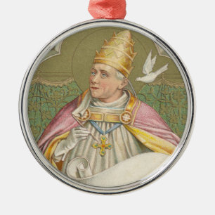 Paus St. Gregorius de Grote (M 067) Metalen Ornament