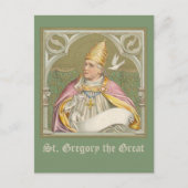 Paus St. Gregory the Great (M 067) Briefkaart (Voorkant)