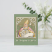 Paus St. Gregory the Great (M 067) Briefkaart (Staand voorkant)