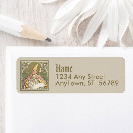 Paus St. Gregory the Great (M 067) Etiket (Insitu)