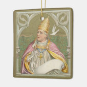 Paus St. Gregory the Great (M 067) Keramisch Ornament (Links)