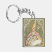 Paus St. Gregory the Great (M 067) Sleutelhanger (Voorkant Links)