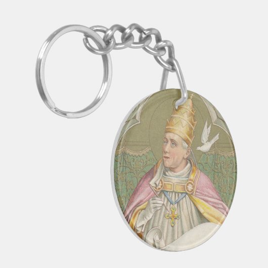 Paus St. Gregory the Great (M 067) Sleutelhanger (Voorkant Links)