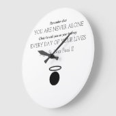 Paus St. John Paul II Quote Clock Grote Klok (Hoek)