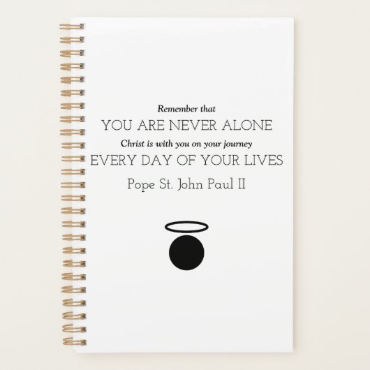 Paus St. John Paul II Quote Planner (Voorkant)