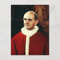 Paus St. Paulus VI Herdenkings Historische Pausale