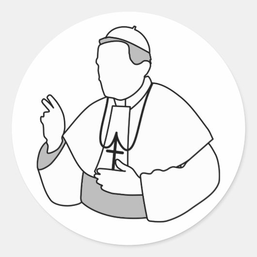 Paus Stickers (Voorkant)