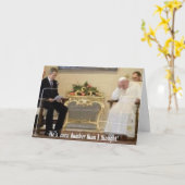 Paus-struik, Hij is nog dommer dan ik dacht! Kaart (Gele Bloem)