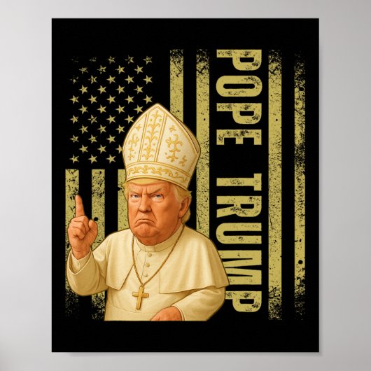 Paus Trump 2025 Poster (Voorkant)
