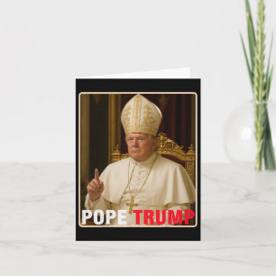 Paus Trump Grappig President Trump wil de N zijn Kaart